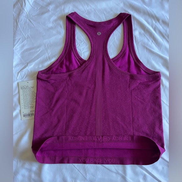 NWT Lululemon Swiftly Tech Racerback Tank Top 2.0 - Size 8 Magenta Purple - Picture 7 of 8